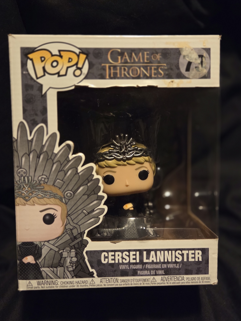 Game of Thrones Cersei Lannister Pop! Vinyl Figure - Black & Gold